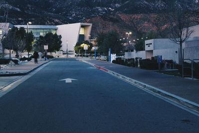 View of road in city