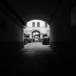 Archway in corridor