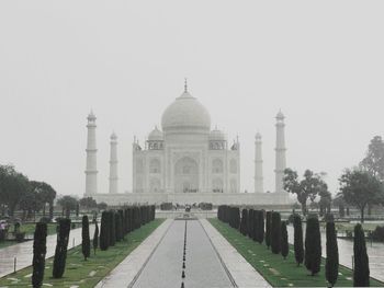 View of historical building against clear sky