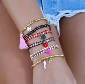 Cropped image of woman wearing bracelets