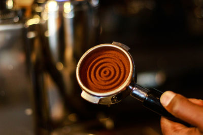 Close-up of coffee cup