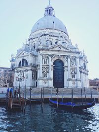 View of cathedral against clear sky