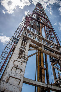 Low angle view of historic building against sky