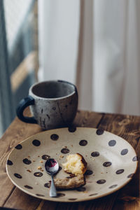 Close-up of coffee cup