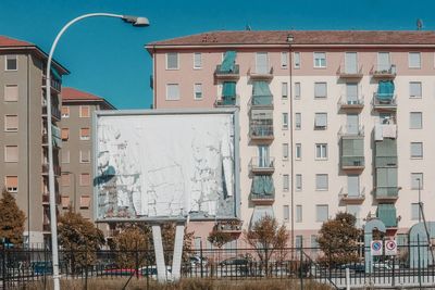 Low angle view of buildings against sky