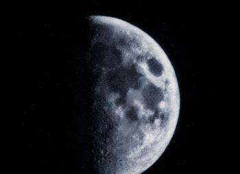 Full frame shot of moon in sky