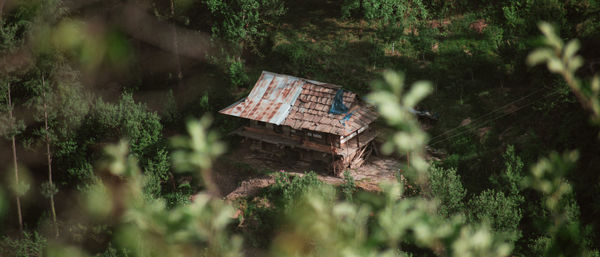 Close-up of old building