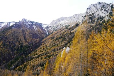 Scenic view of mountains