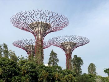 Low angle view of tree against sky