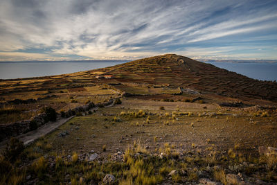 Scenic view of landscape against sky