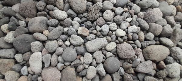 Full frame shot of pebbles