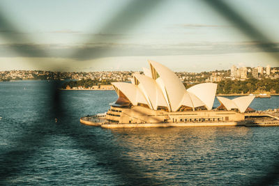 View of buildings in city at waterfront