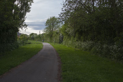 Road passing through landscape