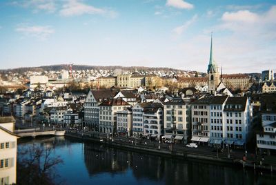 View of buildings in city