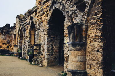 Old ruins of building