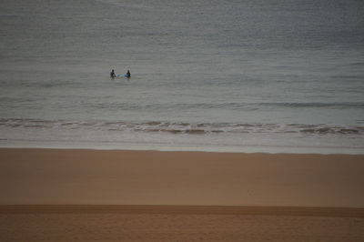 Scenic view of beach and sea