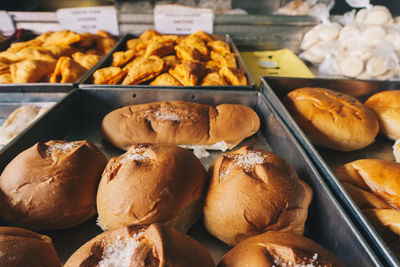 Close-up of food for sale in store