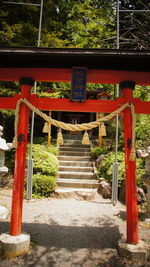 Staircase leading towards temple