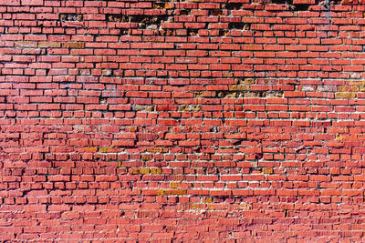 Full frame shot of brick wall