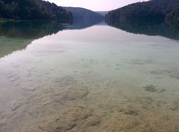 Scenic view of lake