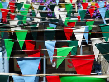 Full frame shot of colorful flags