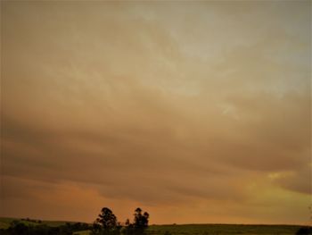 Scenic view of sky during sunset
