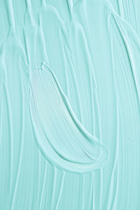 Full frame shot of blue paint