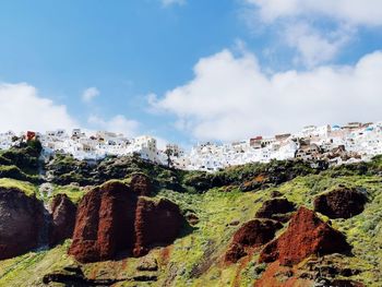 Panoramic shot of buildings against sky