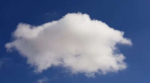 Low angle view of clouds in sky