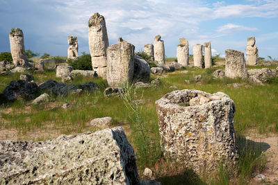 View of old ruins