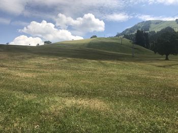 Scenic view of landscape against sky