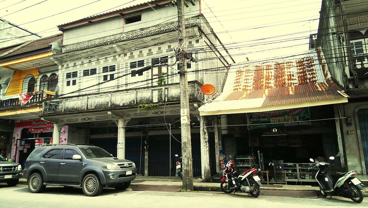 CARS PARKED ON ROAD