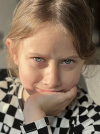 Close-up of young woman