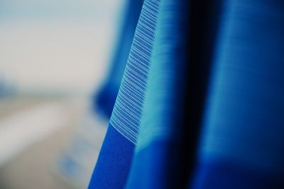 Close-up of blue sea against sky