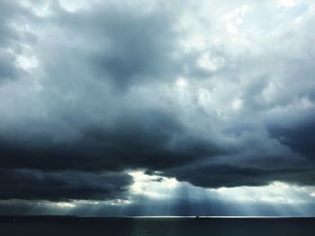 Scenic view of dramatic sky