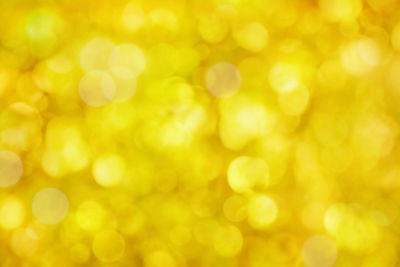 Defocused image of illuminated lights