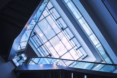 Low angle view of modern building