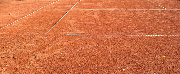 Full frame shot of running track