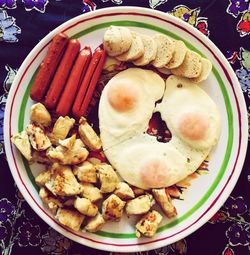 Close-up of food in plate