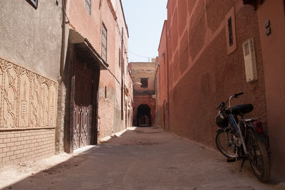 Narrow alley in old town