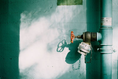 Close-up of electric lamp