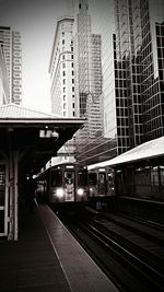 Railroad station platform