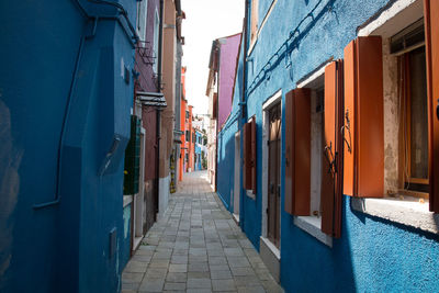 Alley amidst buildings