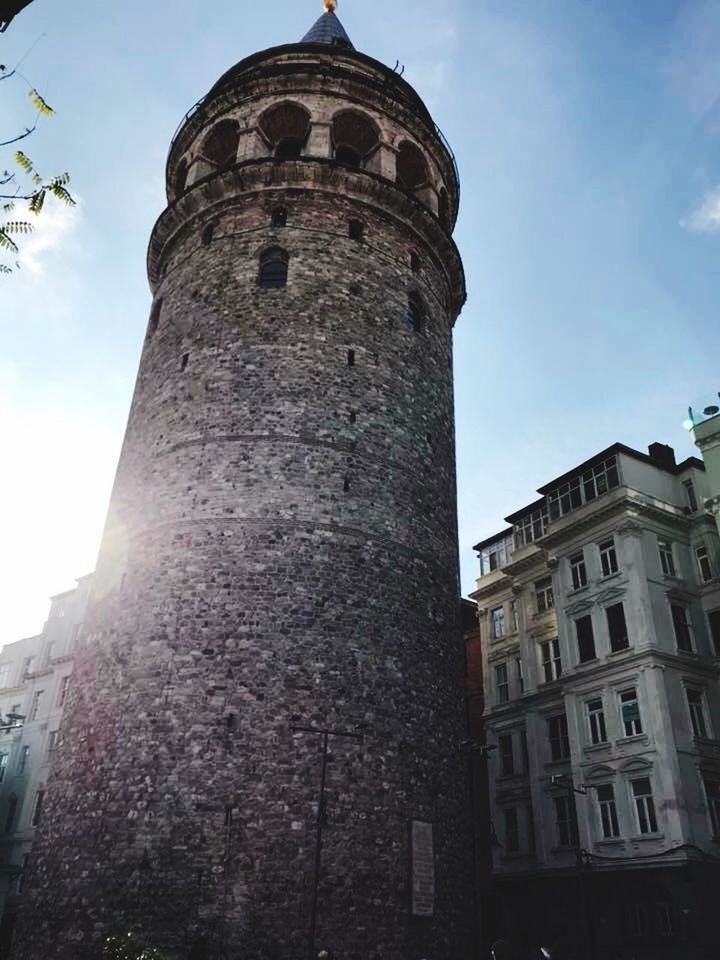 LOW ANGLE VIEW OF OLD BUILDING