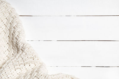 Close-up of rope against wall