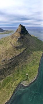 Drone view iceland 