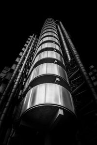 Low angle view of modern building against sky