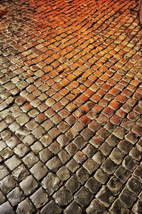 Full frame shot of paving stone