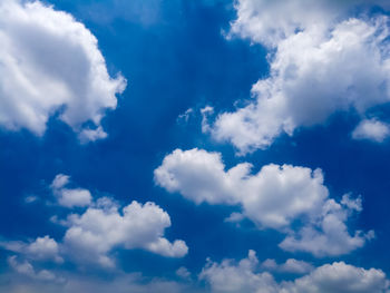 Low angle view of clouds in sky
