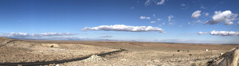 Panoramic view of landscape against sky